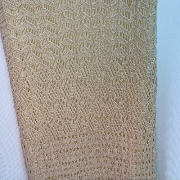 Jessica Simpson Women’s Ocean Crochet Cream Maxi Dress Large - Picture 4 of 11